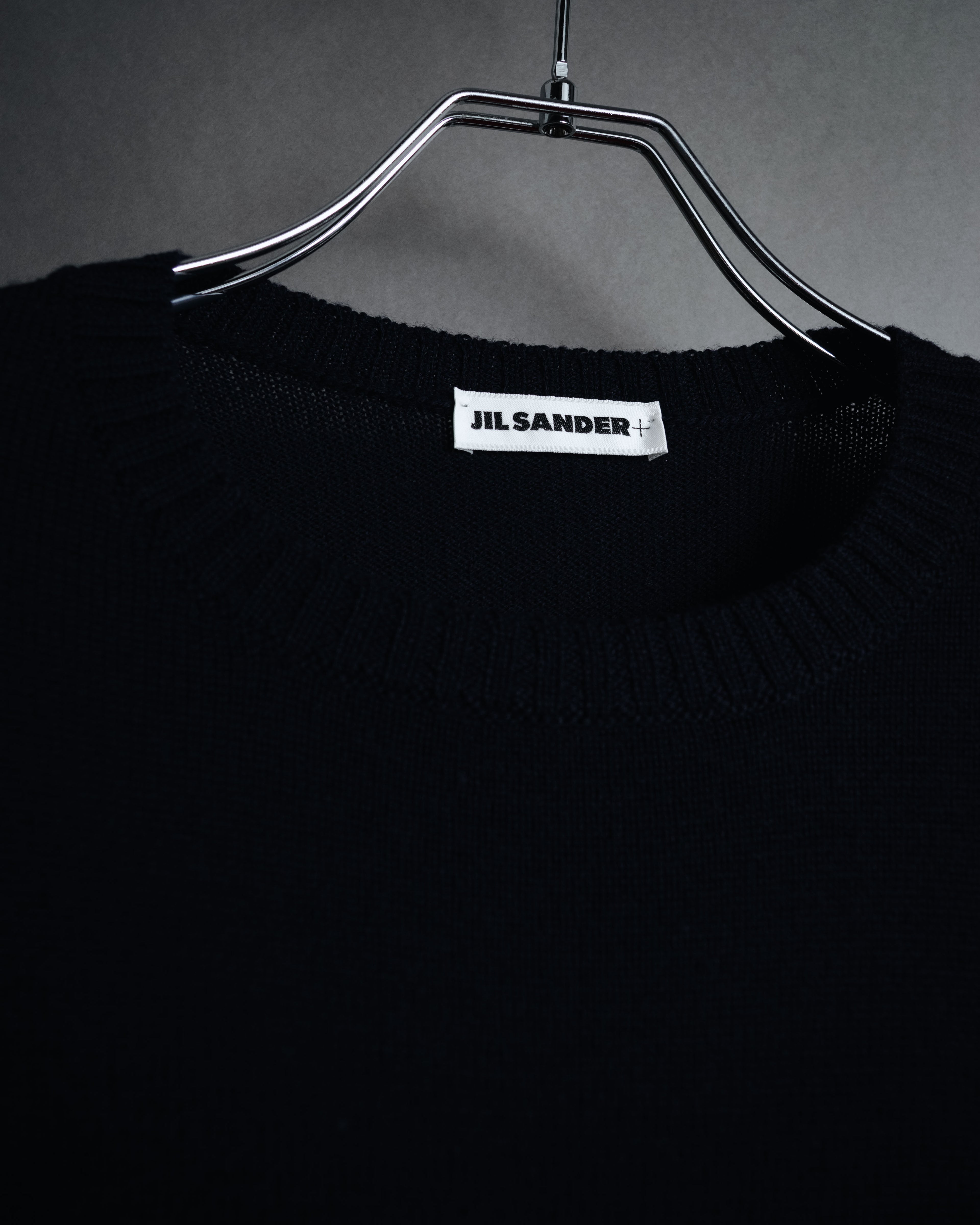 "JIL SANDER" 2019 Refined new minimal wool crewneck knit