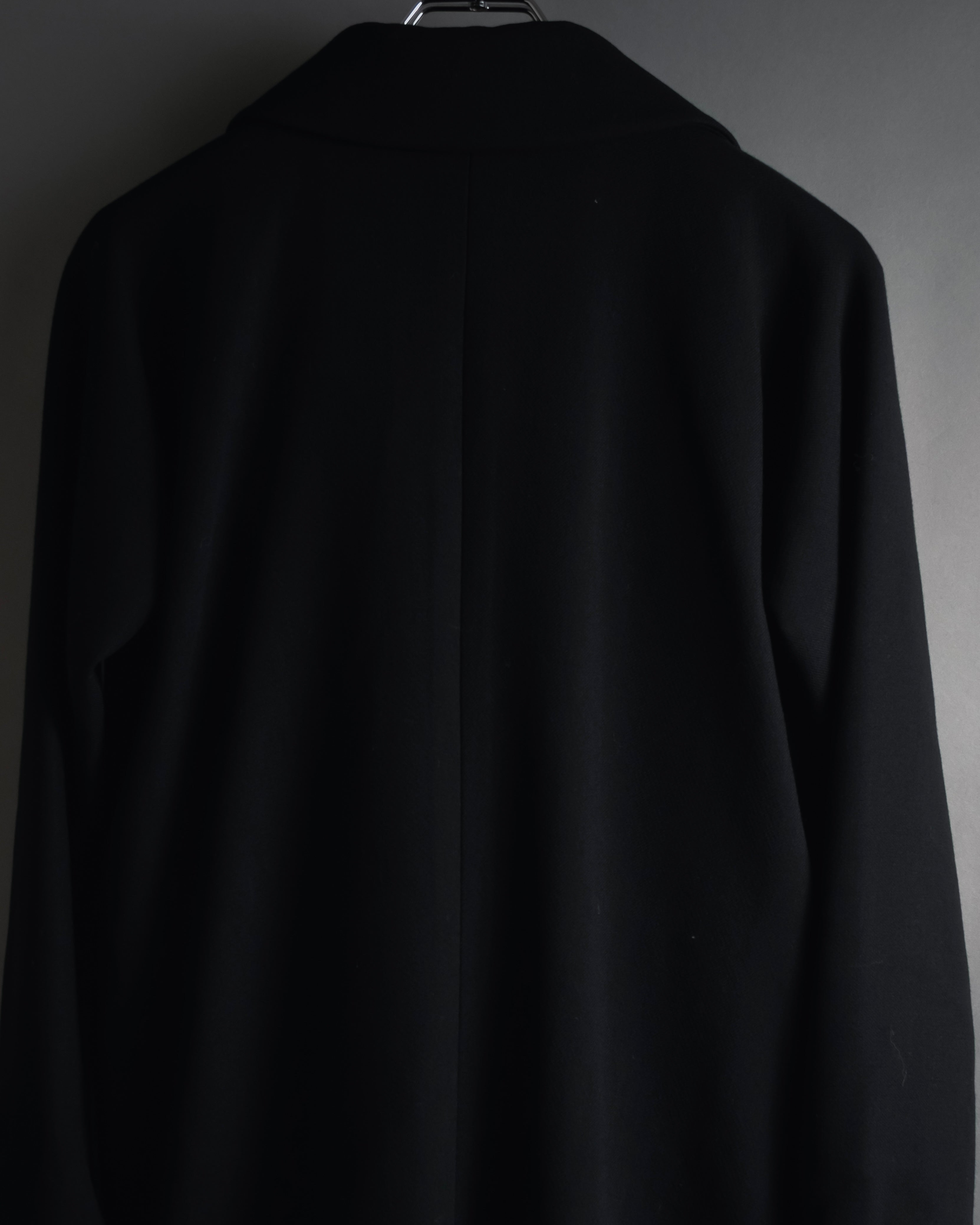 Abrigo de lana de sastrería minimalista de los años 90-00 de Dolce & Gabbana