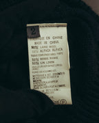 "Yohji Yamamoto +NOIR" 00's-10's Soft alpaca wool knit cardigan