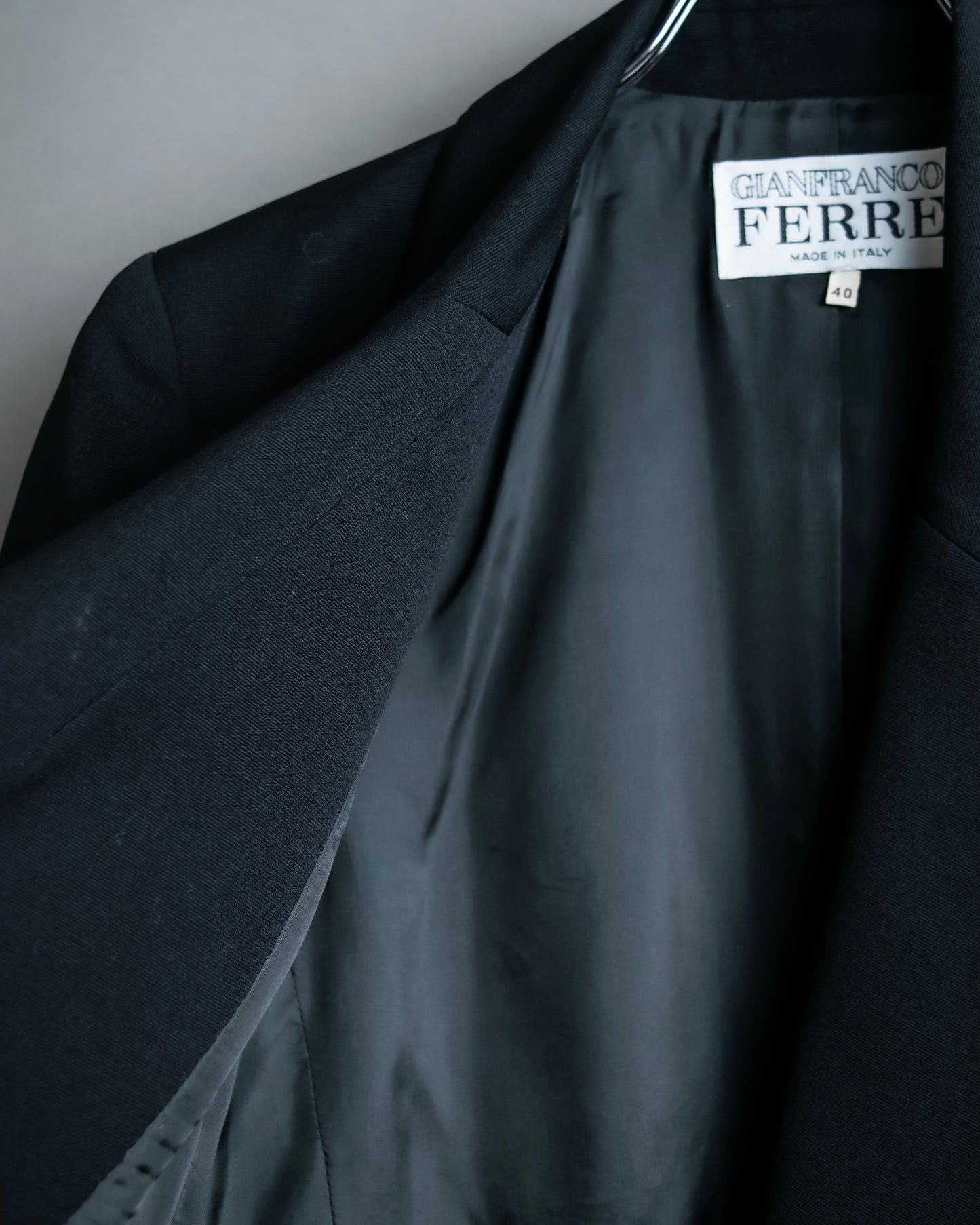 “GIANFRANCO FERRE” Beautiful shaped double tailored jacket