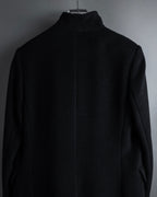 "Max Mara" 90's Asymmetrical front long chester coat