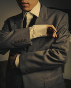 –SPECIAL– "Christian Dior" 80's-90's Classically tailored wool two-piece suit