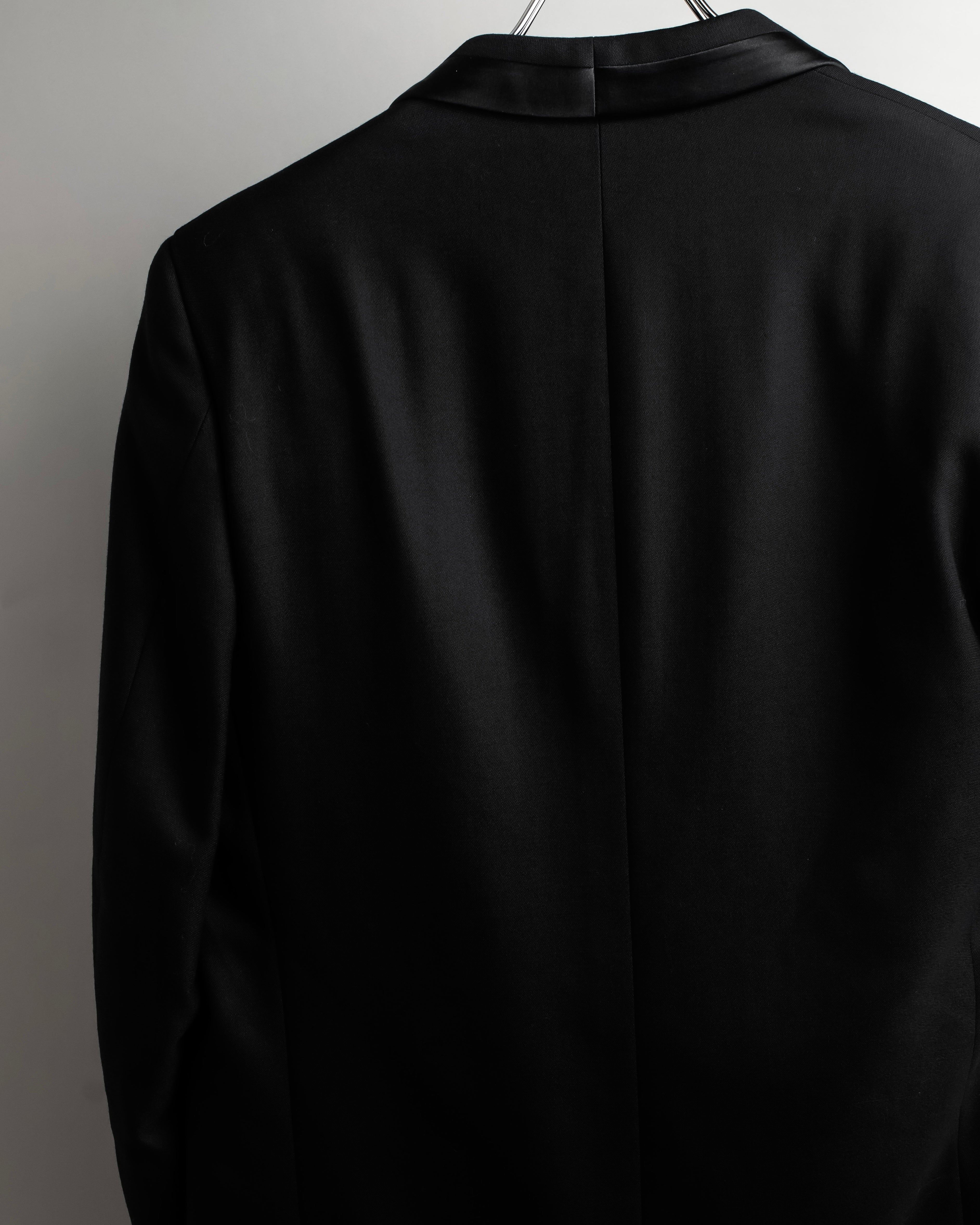 "BALENCIAGA" Structured tailored shawl collar jacket