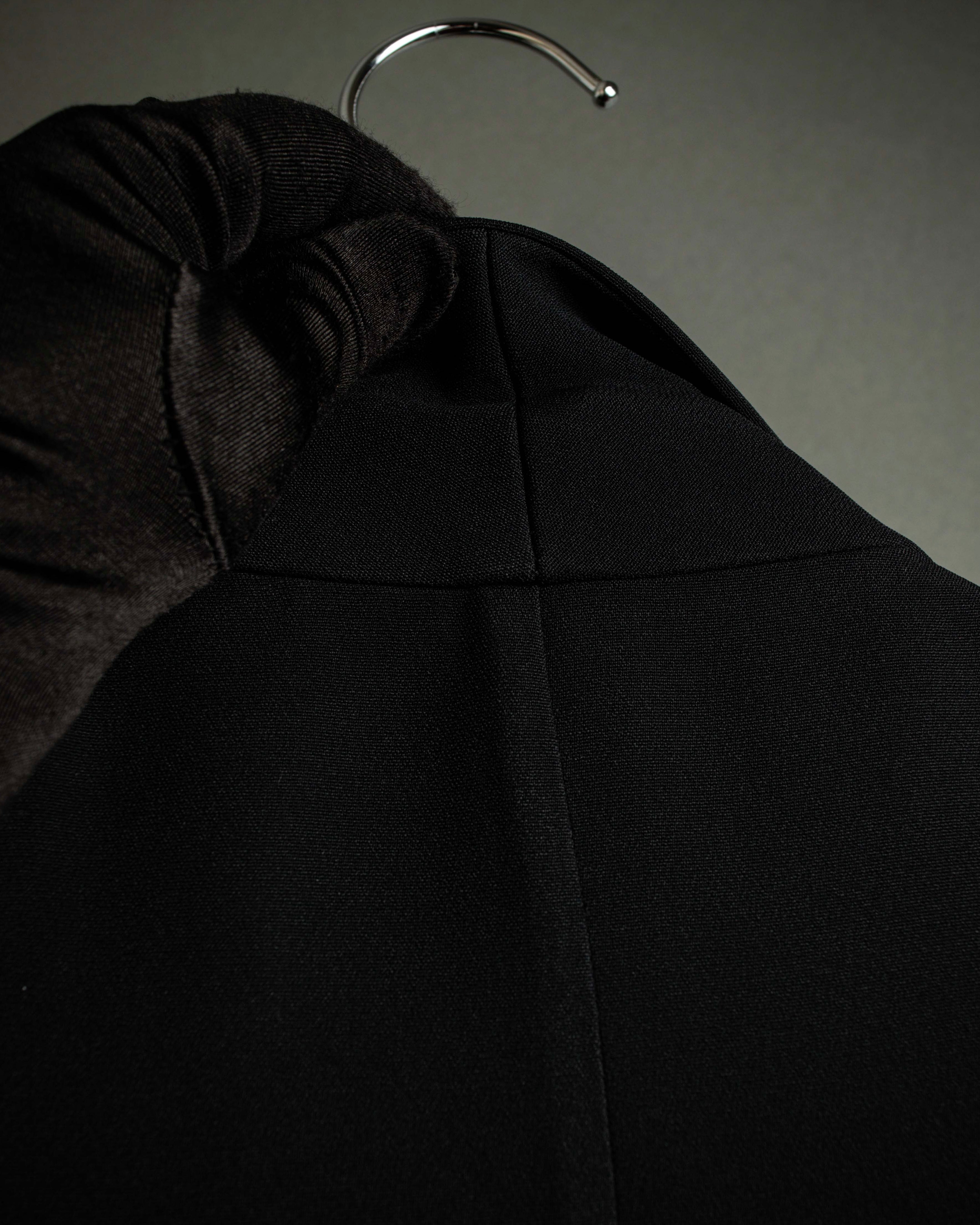 "GUCCI" Three-dimensional lapel design draped tailored jacket