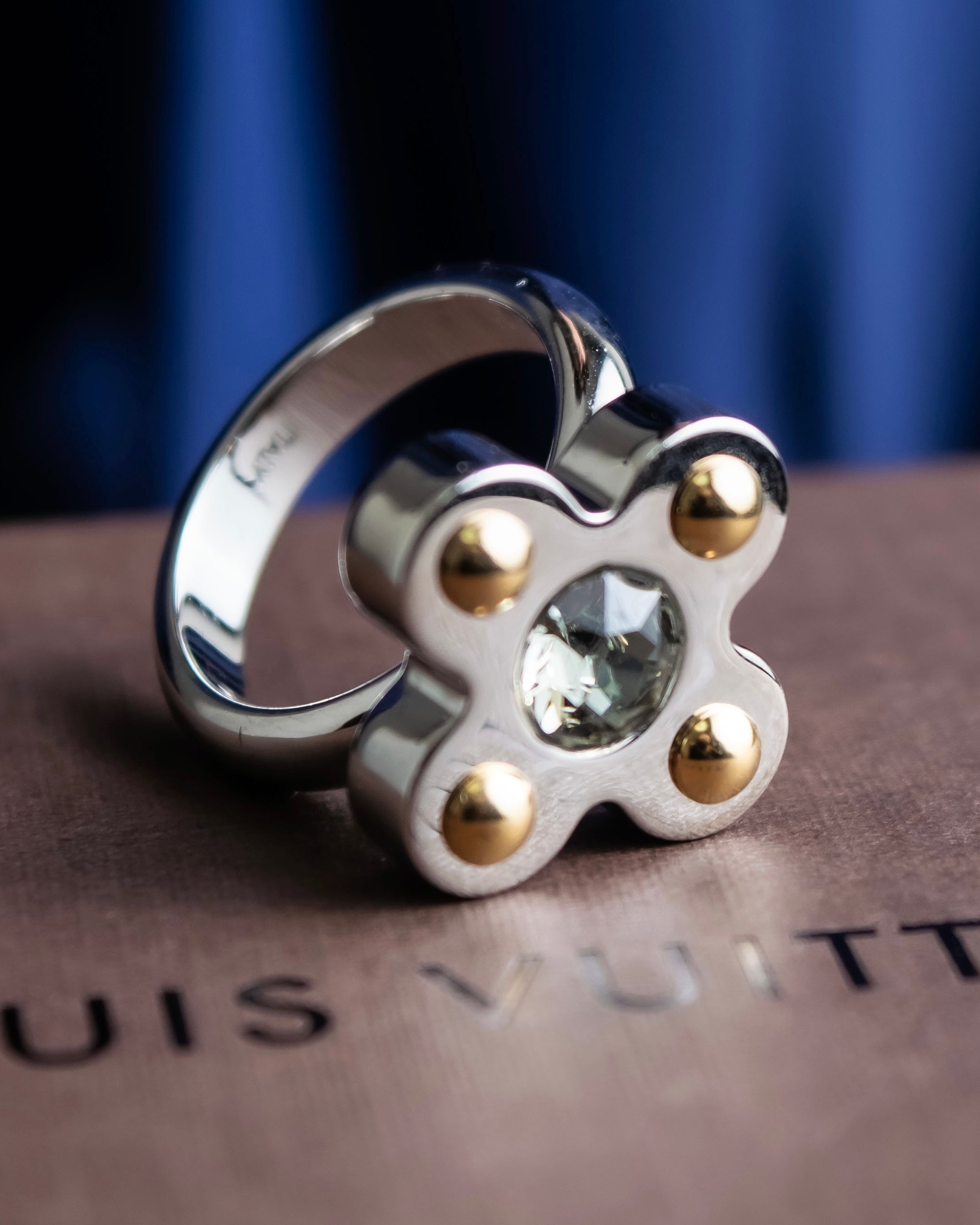 "LOUIS VUITTON" Berg love letters metal ring