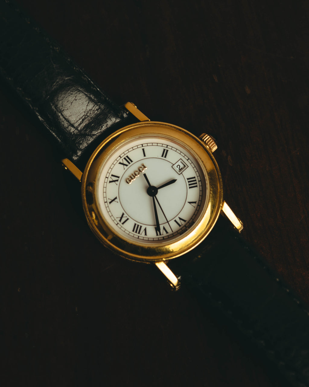 -SPECIAL- "Gucci" 90's Vintage 3000M quartz dress watch with roman dial