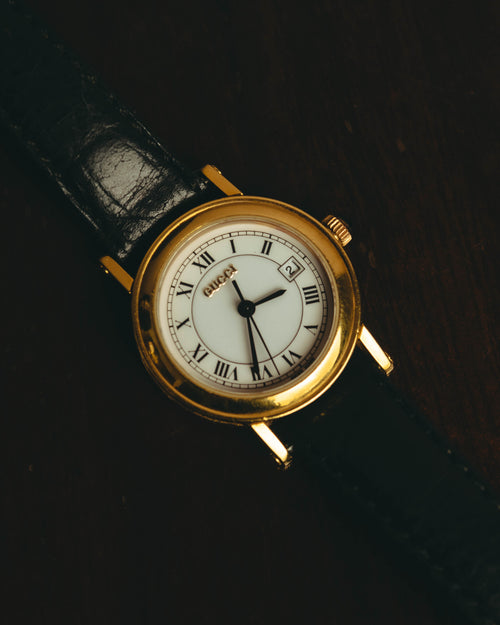-SPECIAL- "Gucci" 90's Vintage 3000M quartz dress watch with roman dial