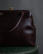 "JIL SANDER" Goji frame structured leather bag