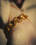 –SPECIAL– "CELINE" 90's Sculptural link bracelet