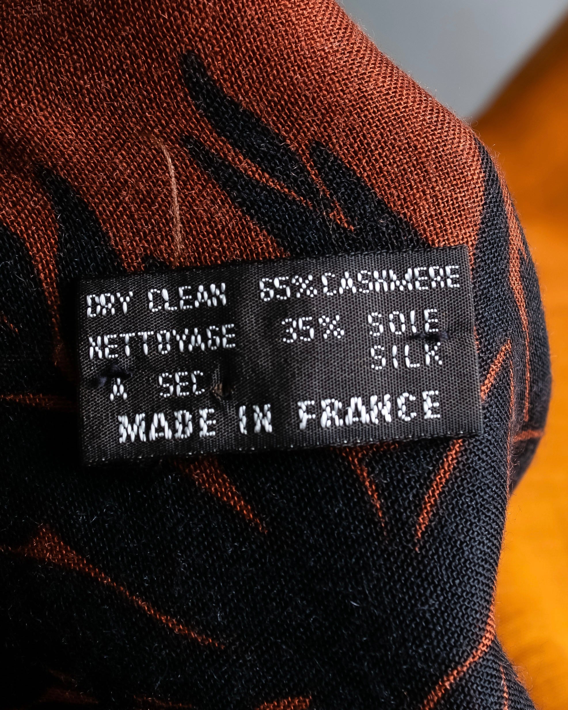 "Christian Dior" Botanical print large stole