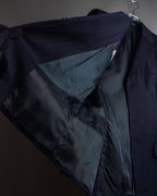 "HERMES" Pinstripe relaxed tailored jacket