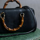 "GUCCI" Bamboo design horizontal shoulder bag