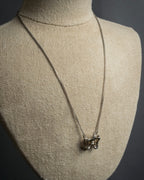 "Tiffany & Co." Silver 925 ribbon motif necklace