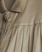 “Christian Dior” 90’s Gathered fly-front jersey blouse