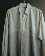 "COMME des GARÇONS HOMME" 90's-00's Patchwork long-sleeve shirt