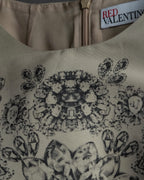 "RED VALENTINO" Baroque print sleeveless dress