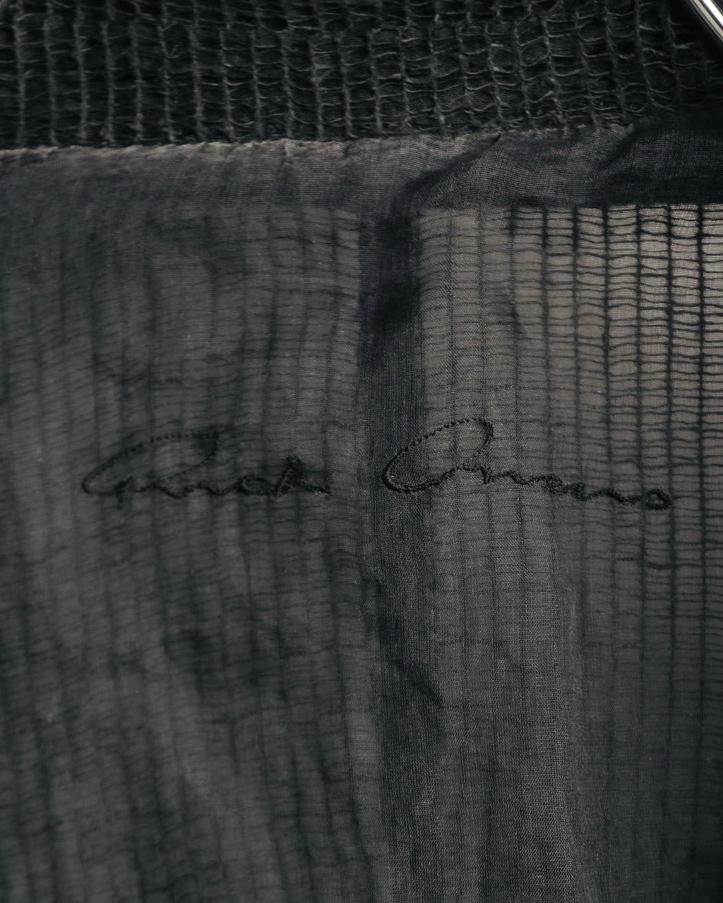 -SPECIAL- “Rick Owens” 2000’s Open weave shawl cardigan