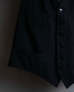 Vintage no collar 6 button tailored vest