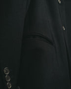 -SPECIAL- “VALENTINO” 2000’s Satin lapel single breasted wool coat