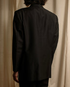 "YVES SAINT LAURENT" Strongly tailored shaped wool set up