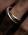 Anillo de plata 925 pulido "HERMES" Vertige