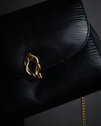 –SPECIAL– “GUCCI” 80’s crest chain shoulder bag
