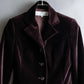 "BALENCIAGA" Velvet beautiful shaped tailored jacket