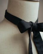 –SPECIAL– “Saint Laurent“ 2010’s-20’s Tonal dot narrow tie