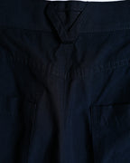BOTTEGA VENETA by Matthieu Blazy / 2022SS Curved Hem Trousers Navy