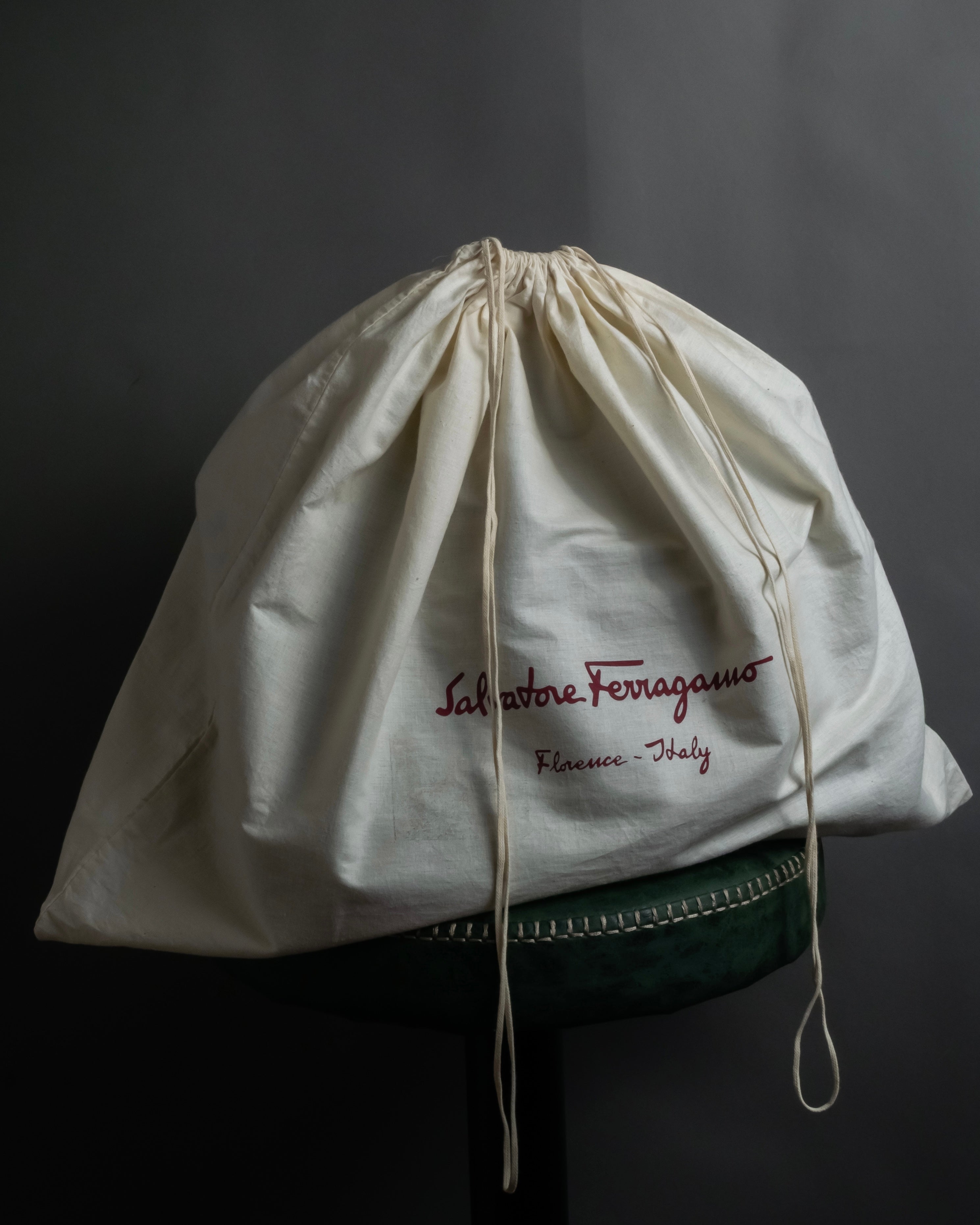 "Salvatore Ferragamo" Vertical gancini drawstring hobo bag