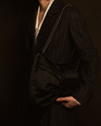 –SPECIAL–"CHANEL" 08-09’s Satin quilted bow shoulder bag