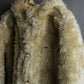 "DIESEL" Double zipper hooded long fur coat