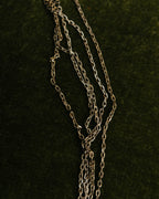 "Christian Dior" Rhinestone logo choker necklace