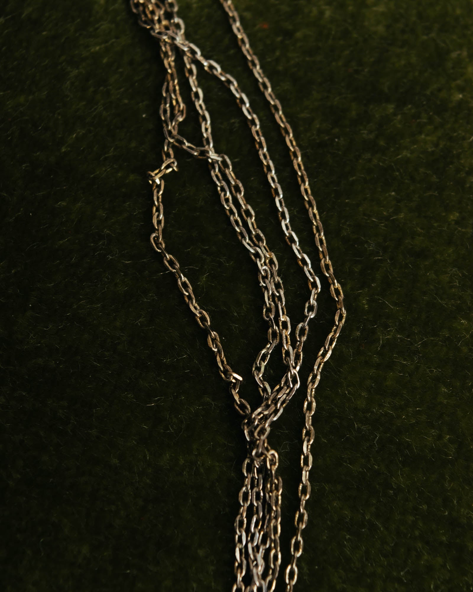 "Christian Dior" Rhinestone logo choker necklace