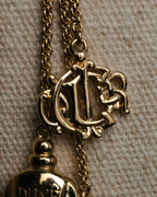“Christian Dior” 90’s Dune charm long necklace