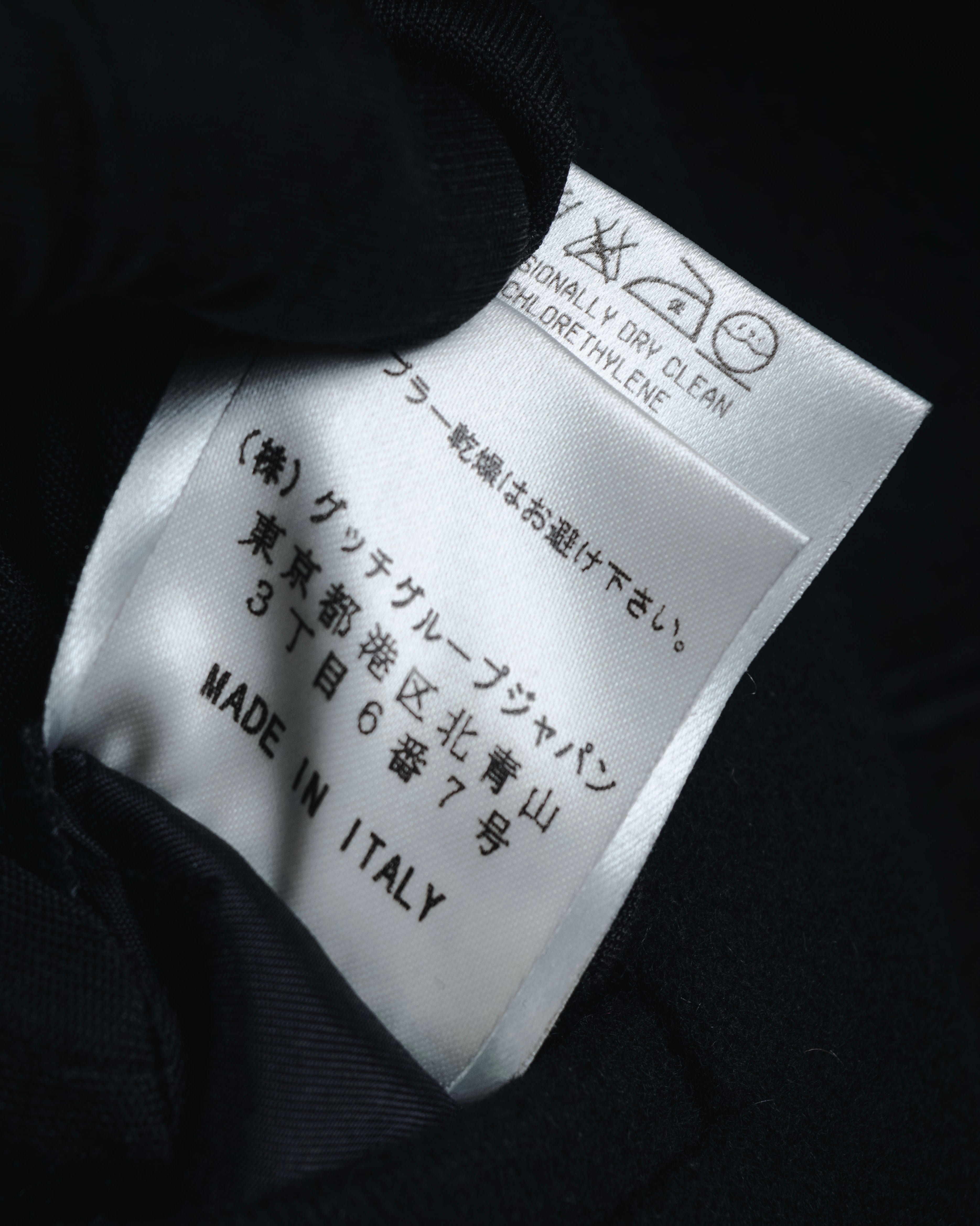 –SPECIAL– "GUCCI"
00’s double-breasted cashmere blend long coat