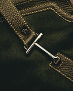 "TOD'S" 00's-10's Textured haircalf leather shoulder bag