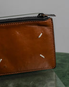 "MAISON MARGIELA" 4-tag design leather money clip