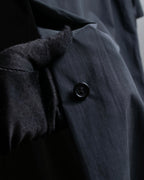 "Christian Dior" Straight line draping silk chester coat
