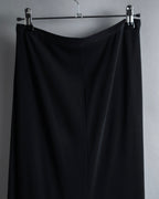"YOHJI YAMAMOTO" 11SS Minimalist design skirt-like silhouette wide slacks