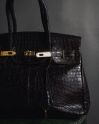 -SPECIAL- "Pierre Cardin"
90’s real crocodile leather top handle bag