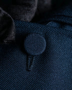 "GUCCI" Deep-tuck wool gently flared slacks