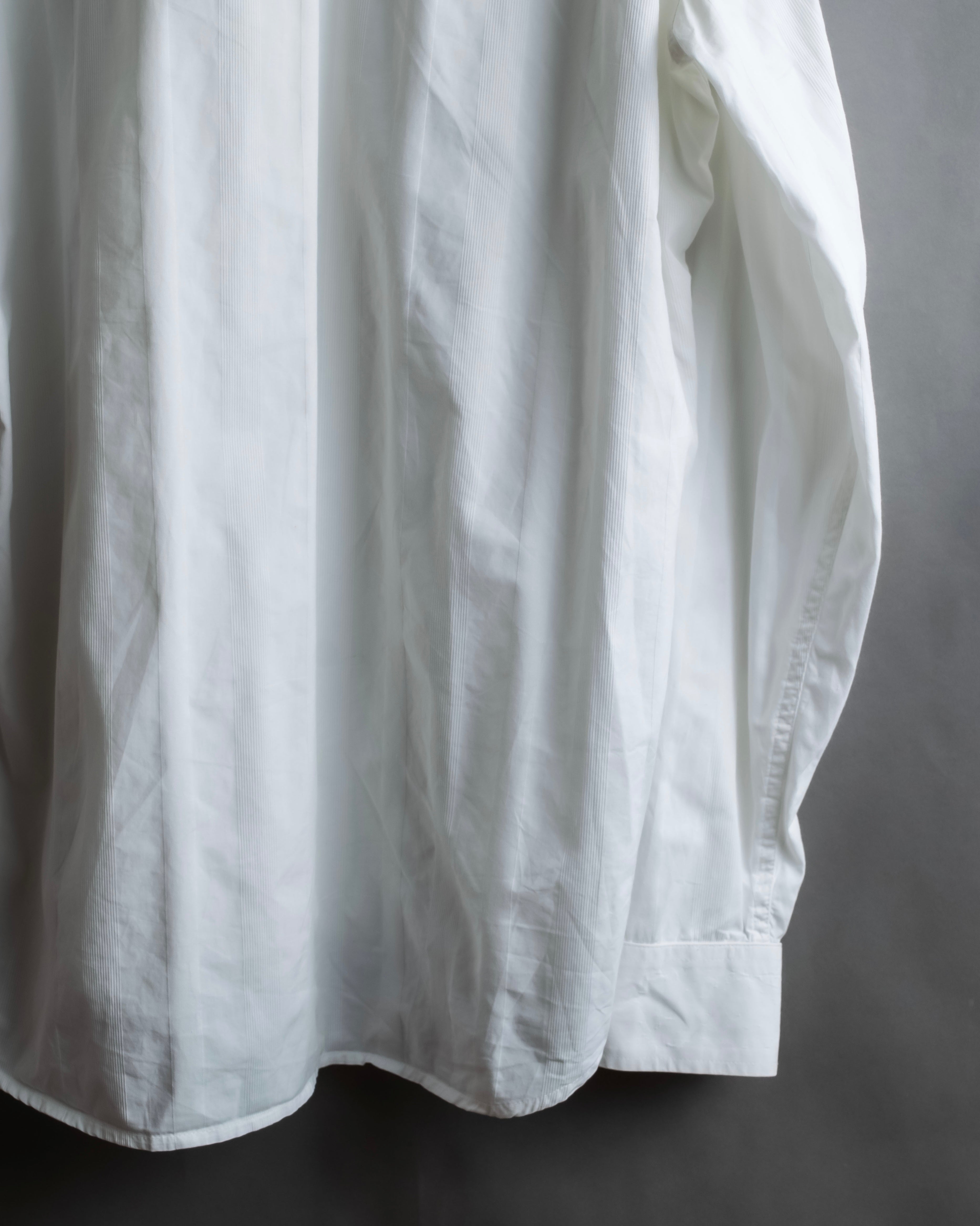 "ARMANI EXCHANGE" Different weave patterns cotton shirt