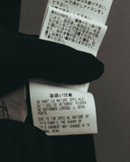 “Yohji Yamamoto” 2010’s sheer cotton ribbed long dress
