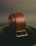 "Miu Miu" 2020's Sculptural wide leather belt