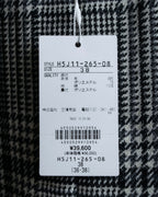 "MACKINTOSH" Glen check pattern straight line dress