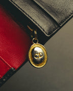 "Christian Dior" 80's-90's Black and red bifold wallet