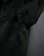 -SPECIAL- "GUCCI" 90’s Tom ford design suede tailored jacket