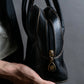 "LOEWE" Embossed leather horizontal one handle bag