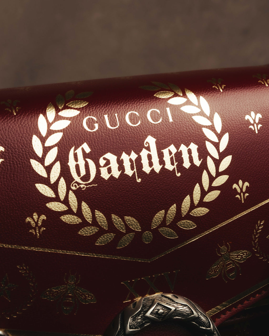 -SPECIAL- "GUCCI" 2010's-20's Collectible gucci garden embellished leather dionysus chain shoulder bag
